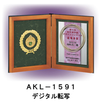 認定証におすすめ　ブック式表彰楯